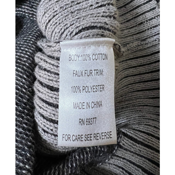 BKE Gray Full Zip Front Athletic Fit Sweater Jacket Size L - Picture 5 of 5